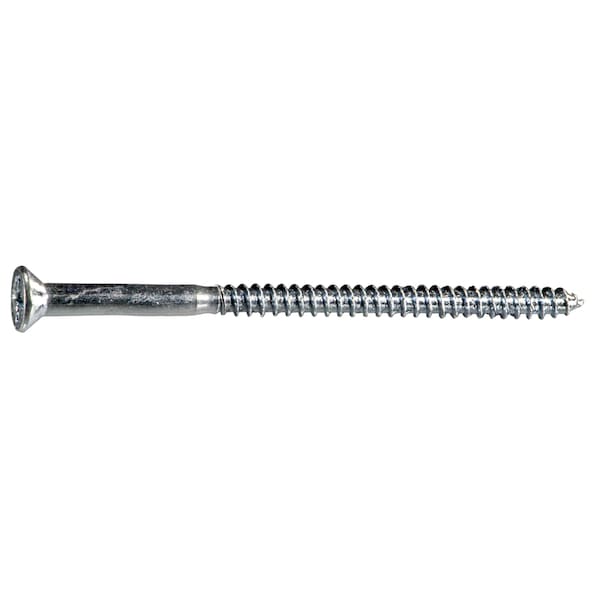 Midwest Fastener Wood Screw, #6, 2-1/2 in, Zinc Plated Steel Flat Head Phillips Drive, 100 PK 54865 - main
